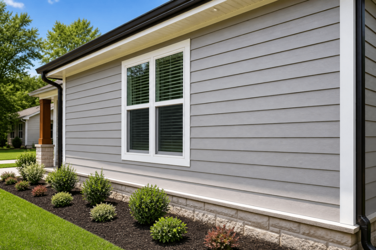 New siding installation on home in Groves, TX